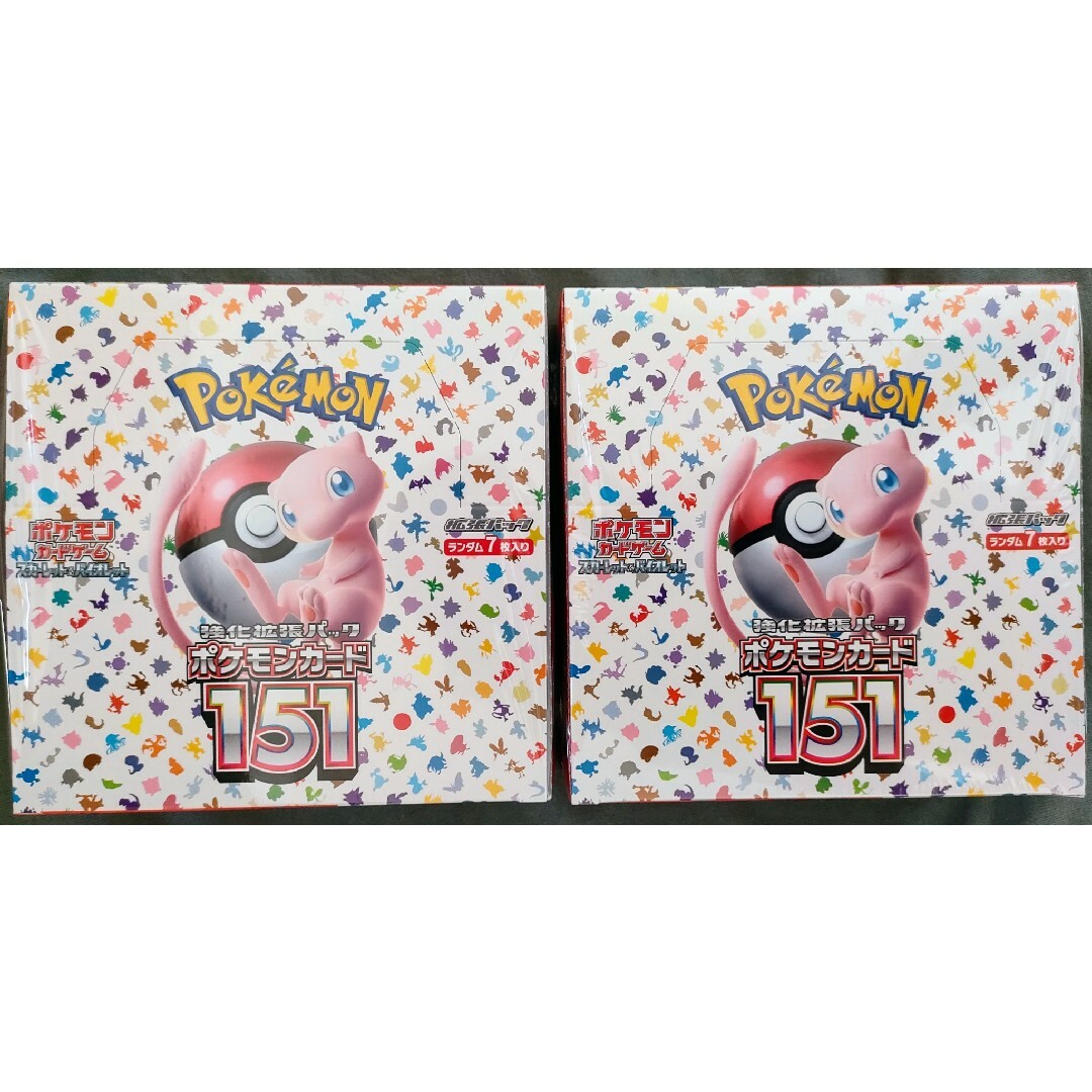 ポケモンカード 151 シュリンク付き 2BOX ポケモンカード151 2BOX 強化
