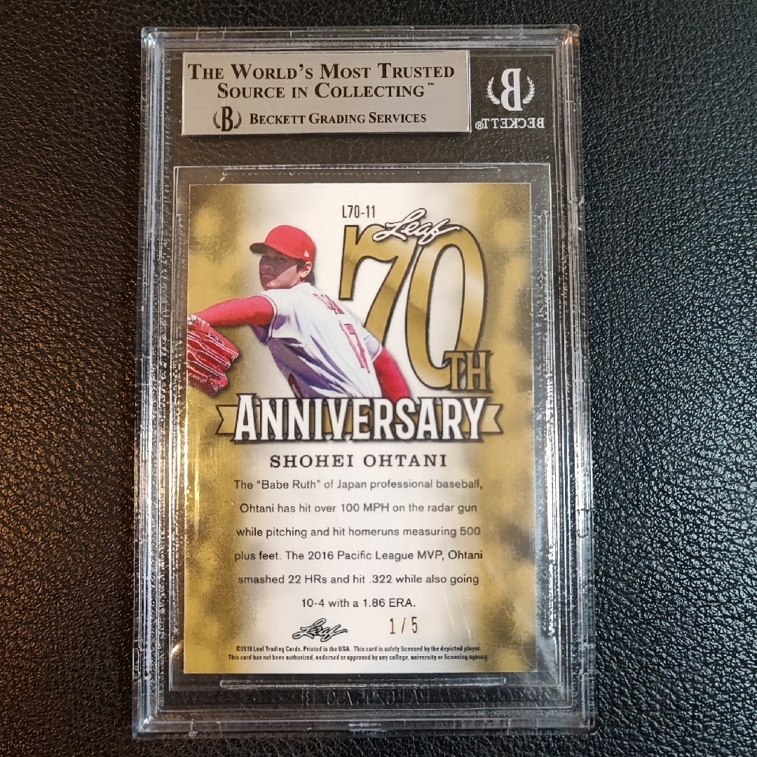 祝・大谷山入団 Dodgers 野茂投手 シリアルナンバー入り限定カード