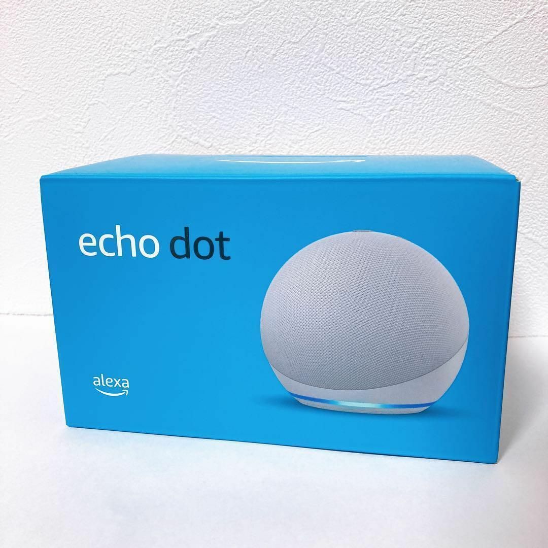 Amazon - エコードット 第4世代 スピーカー with Alexa グレーシャー