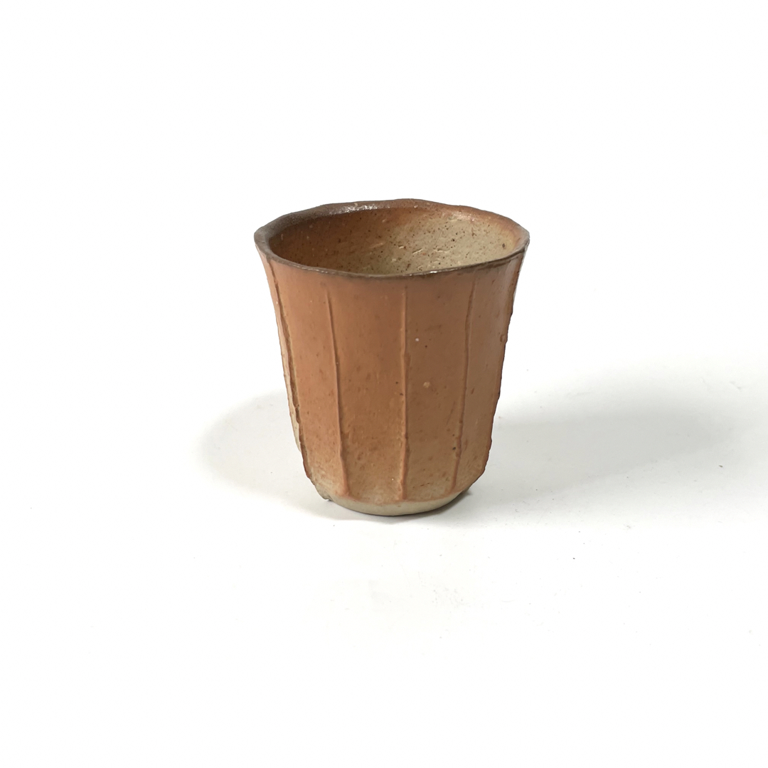 陶芸家 作家物 村山健太郎 黄唐津 盃 ぐい呑 酒器 酒盃 師 川上清美