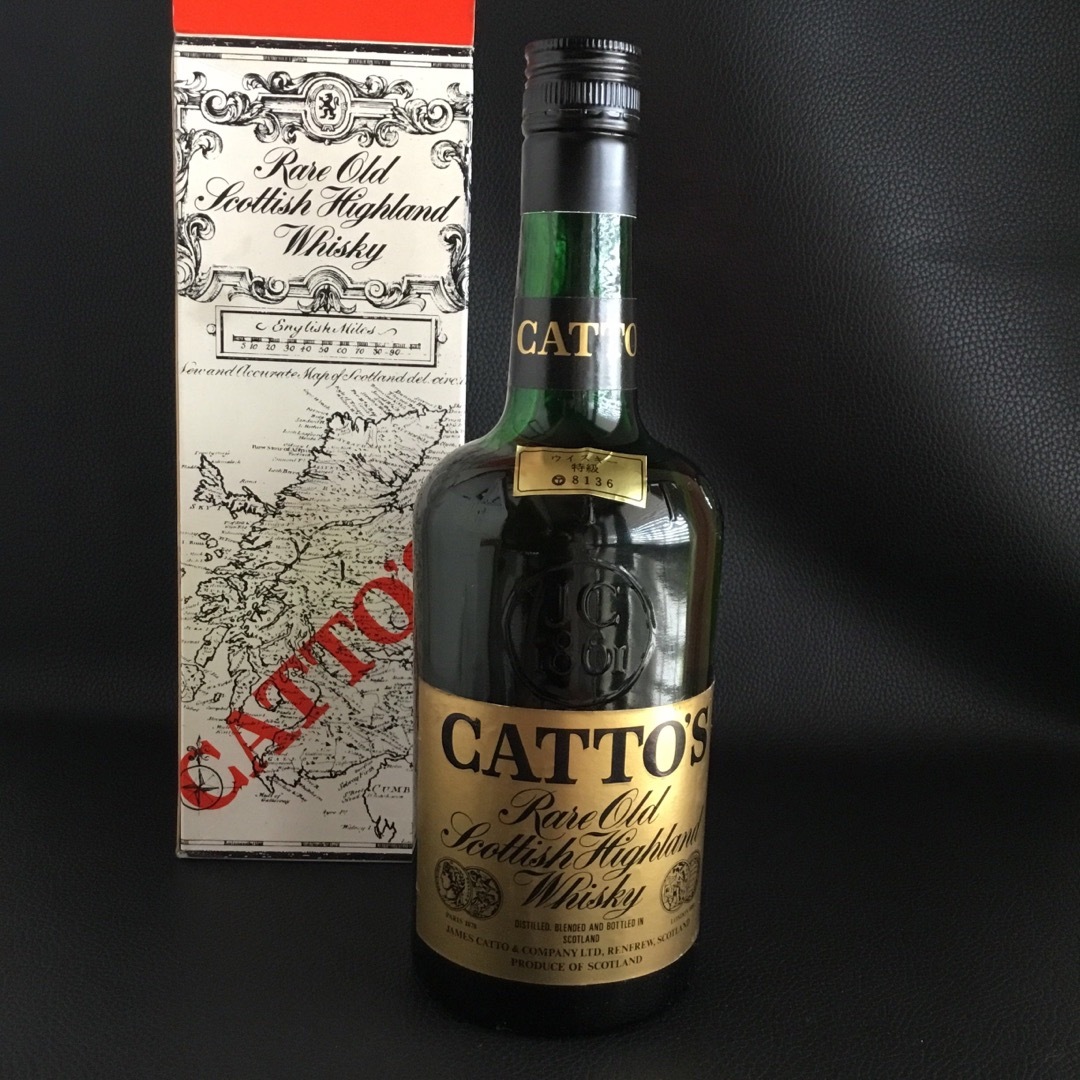 古酒 】ヴィンテージ ブレンデッド スコッチウイスキー CATTO'S 未開栓