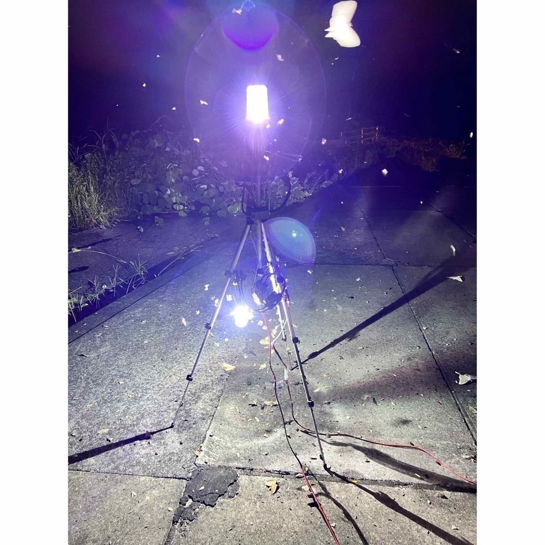 灯火採集三脚型ライトトラップHID35w 紫外線放出加工済