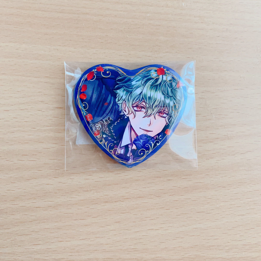 悪魔執事と黒い猫 あくねこ こころあったか ハート 缶バッジ ハナマル