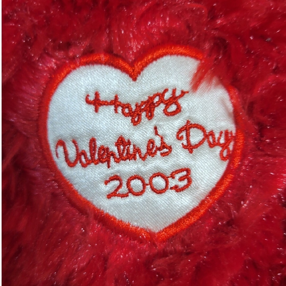 希少☆海外2003バレンタイン限定☆赤ダッフィーディズニーベア 希少