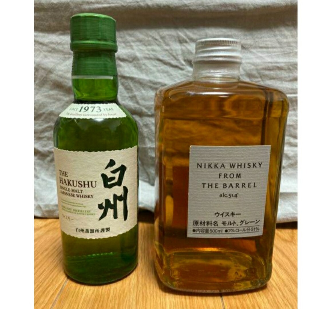 サントリーミニボトル 山崎2本&白州4本、ニッカ フロムザバレル