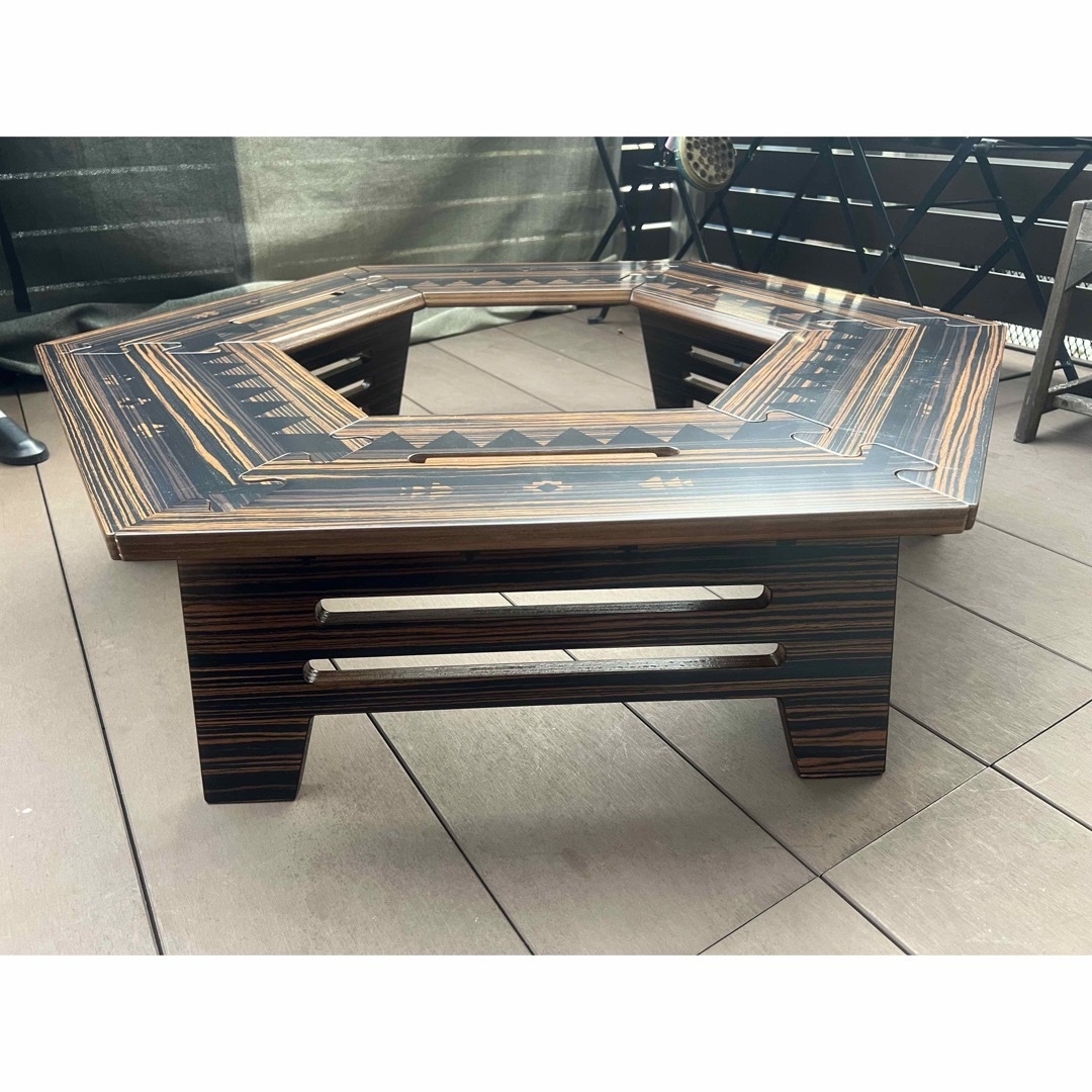 TheArth 黒しま次郎 ヘキサテーブル ケース付き TheArth 黒しま次郎