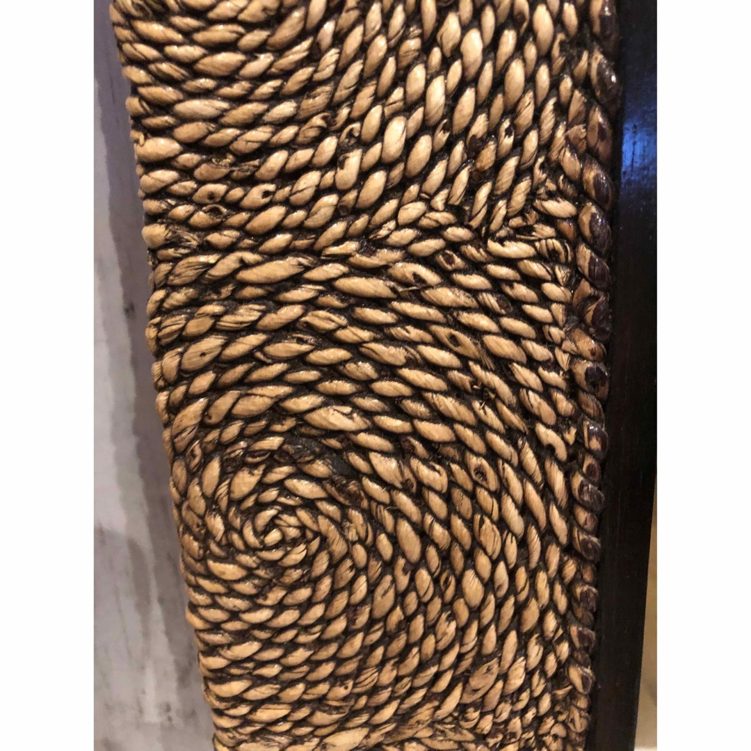 ウォーターヒヤシンス 額縁風インテリアミラーの通販 by 0123｜ラクマ