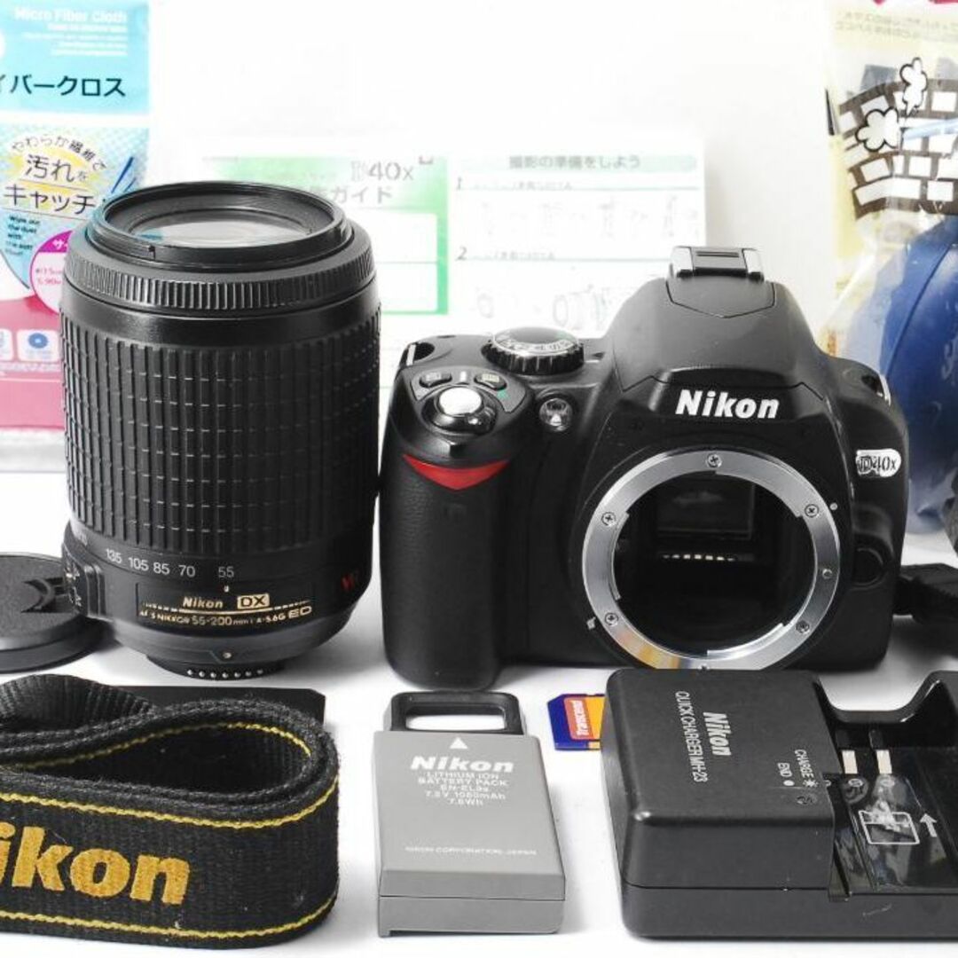 ❤️小さい軽い簡単綺麗❤Nikon D40x❤届いてすぐ使える❤️初心者お