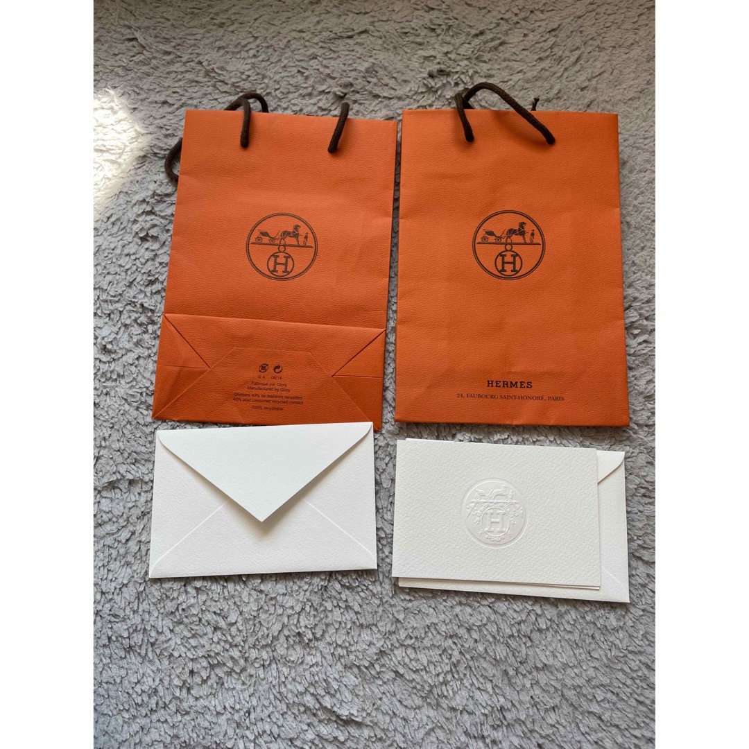 大量 エルメス HERMES 紙袋 空箱 ショッパー ショップ袋 総数約78 大量