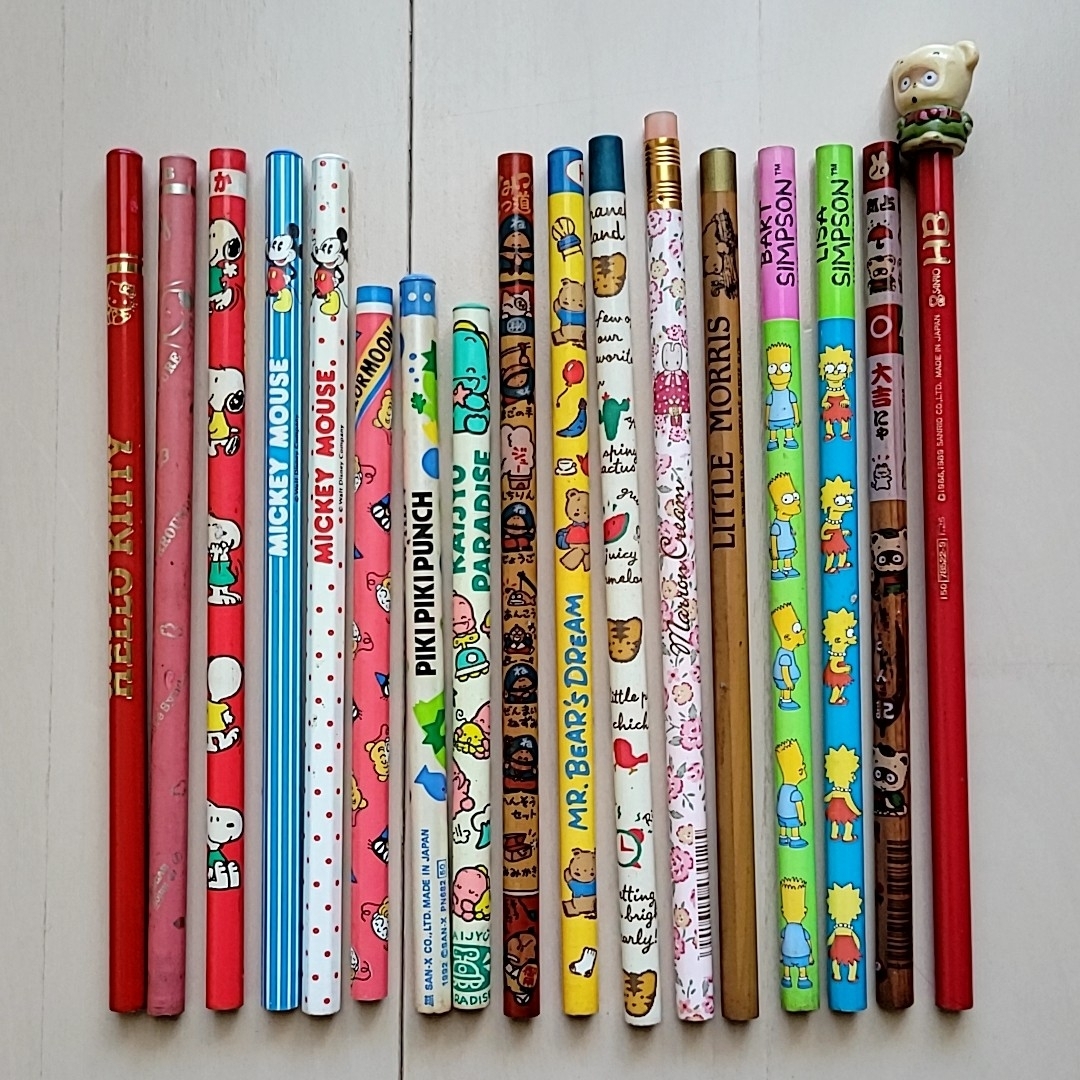 サンリオ - 昭和レトロ キャラクター 鉛筆 17本 セット まとめ売り