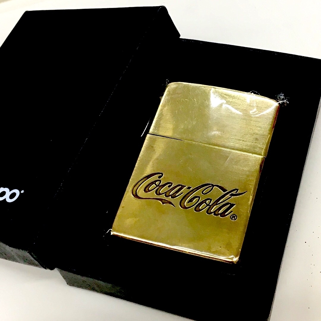 ZIPPO - ZIPPO 希少 真鍮ソリッドブラス COCA-COLA コカコーラの通販