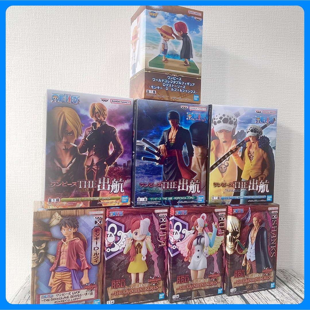 プライズ フィギュア まとめ売り 8体セット ドラゴンボール/ワンピース