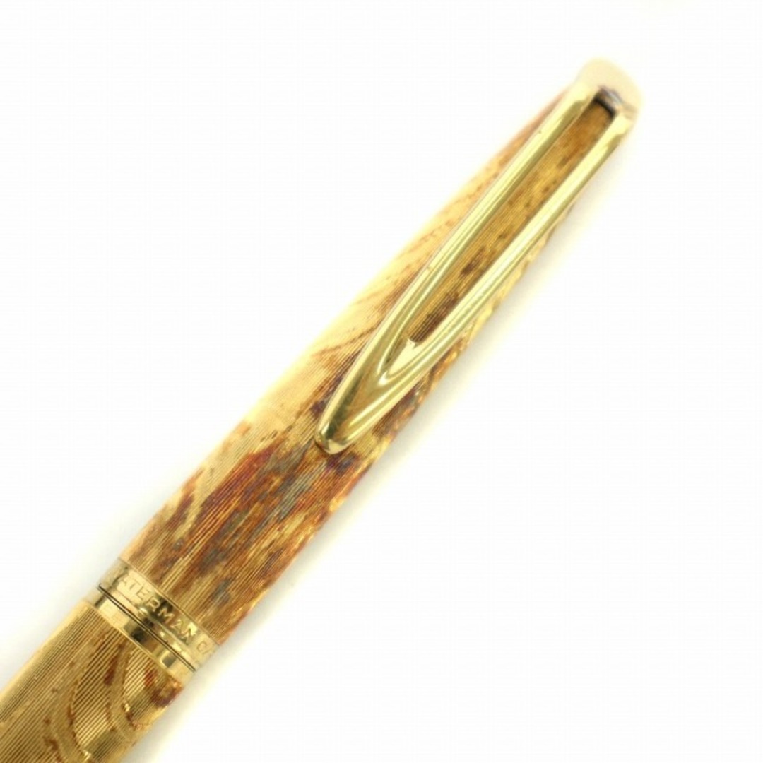 パーカー 万年筆 ウォーターマン ペン先18k 750 筆記用具 ゴールド色 4