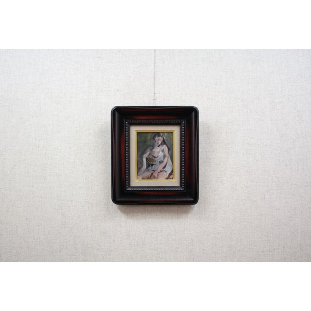 肉質油絵 立て F3額装仕上げ品 青木今陽 【公式通販】