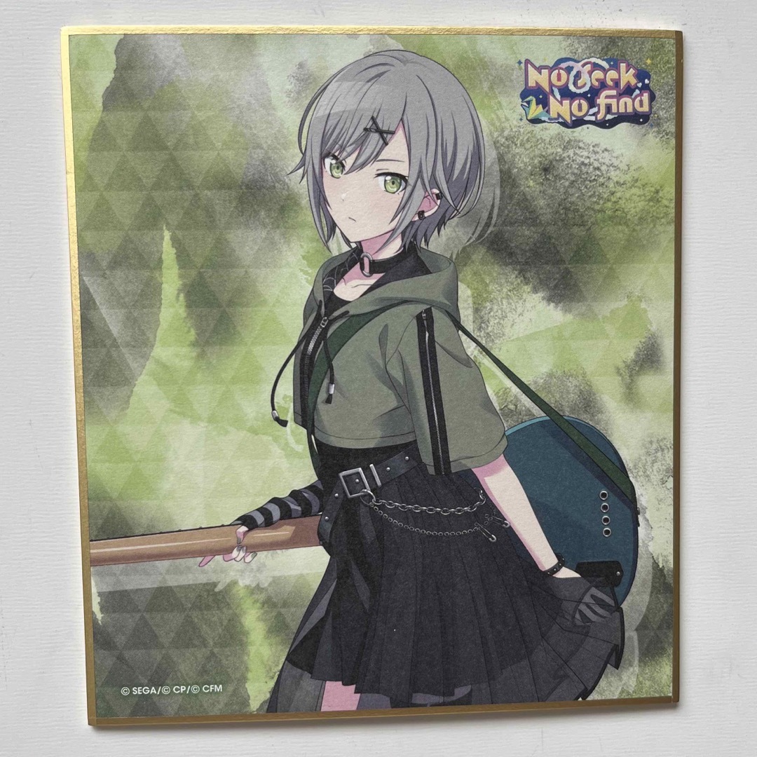 プロセカ オオカミの森 色紙 日野森志歩 プロセカ オオカミの森 色紙