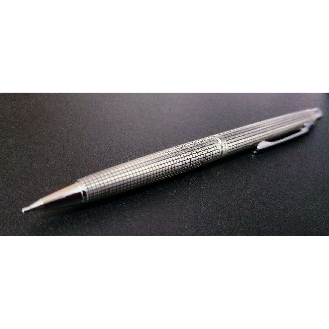 PILOT カスタム スターリング シルバー 格子柄 0.5 シャープペン PILOT