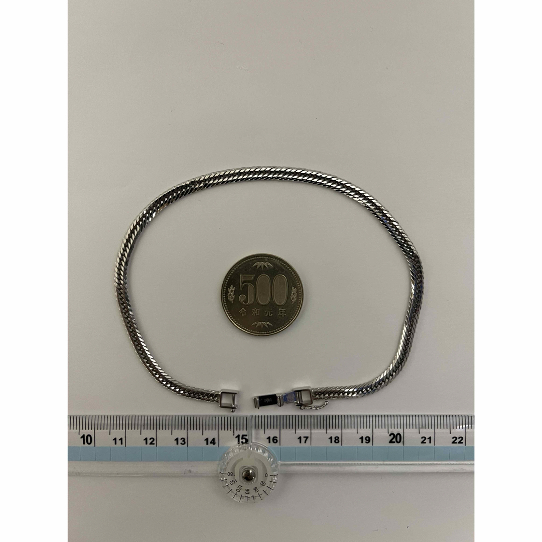 PT喜平アンクレット 12面トリプルカット 約25cm