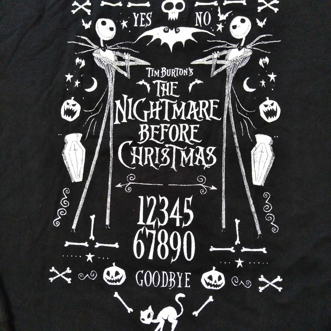 Disney - ナイトメア・ビフォア・クリスマス 長袖Tシャツ XL 黒