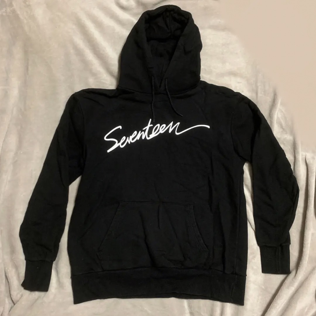 SEVENTEEN NEW_ JAPAN フーディー 黒 M セブチ パーカー SEVENTEEN