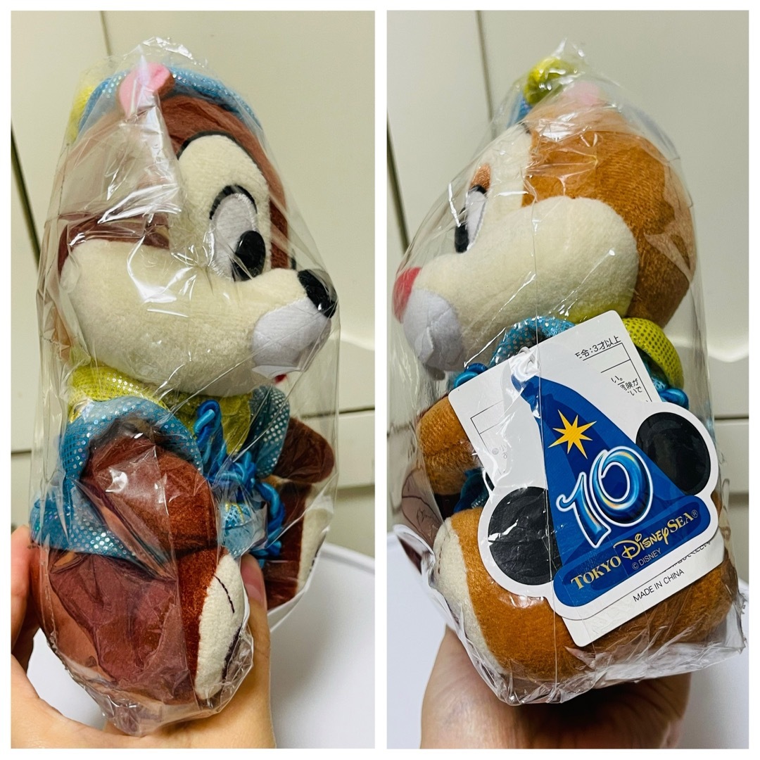 チップ&デール巨大(80㎝)ぬいぐるみ2個セット ディズニーストア 恐竜