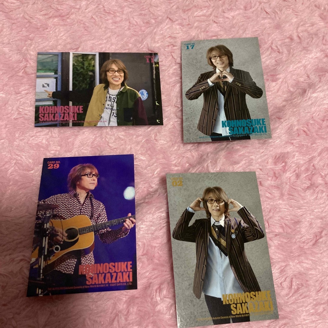 THE ALFEE 2023秋ツアートレカ 4枚 坂崎 幸之助の通販 by リリィ｜ラクマ