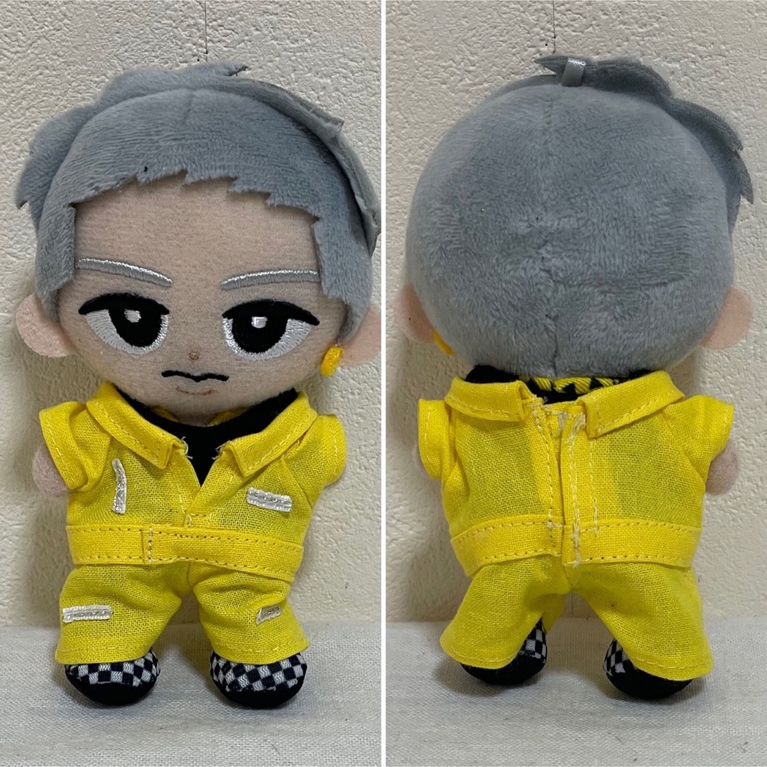 1652 ちびぬいちゃんのツナギ カラシ色 1652 ちびぬいちゃんのツナギ