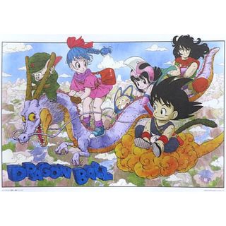 ドラゴンボール ブルマと悟空 アートポスター(プラ製) 鳥山明