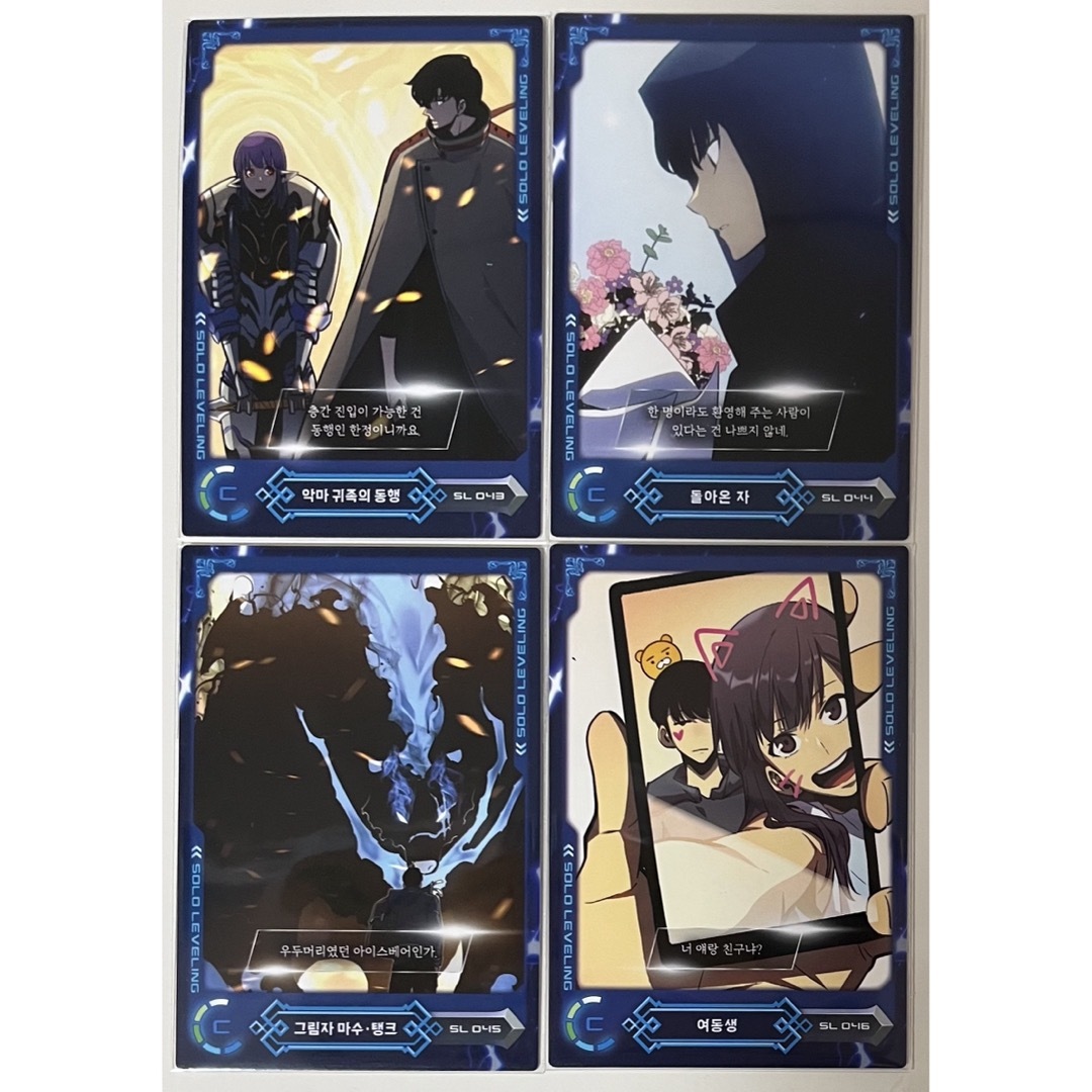 フルコンプ】韓国グッズ 俺だけレベルアップな件 トレカ Cカード 20種
