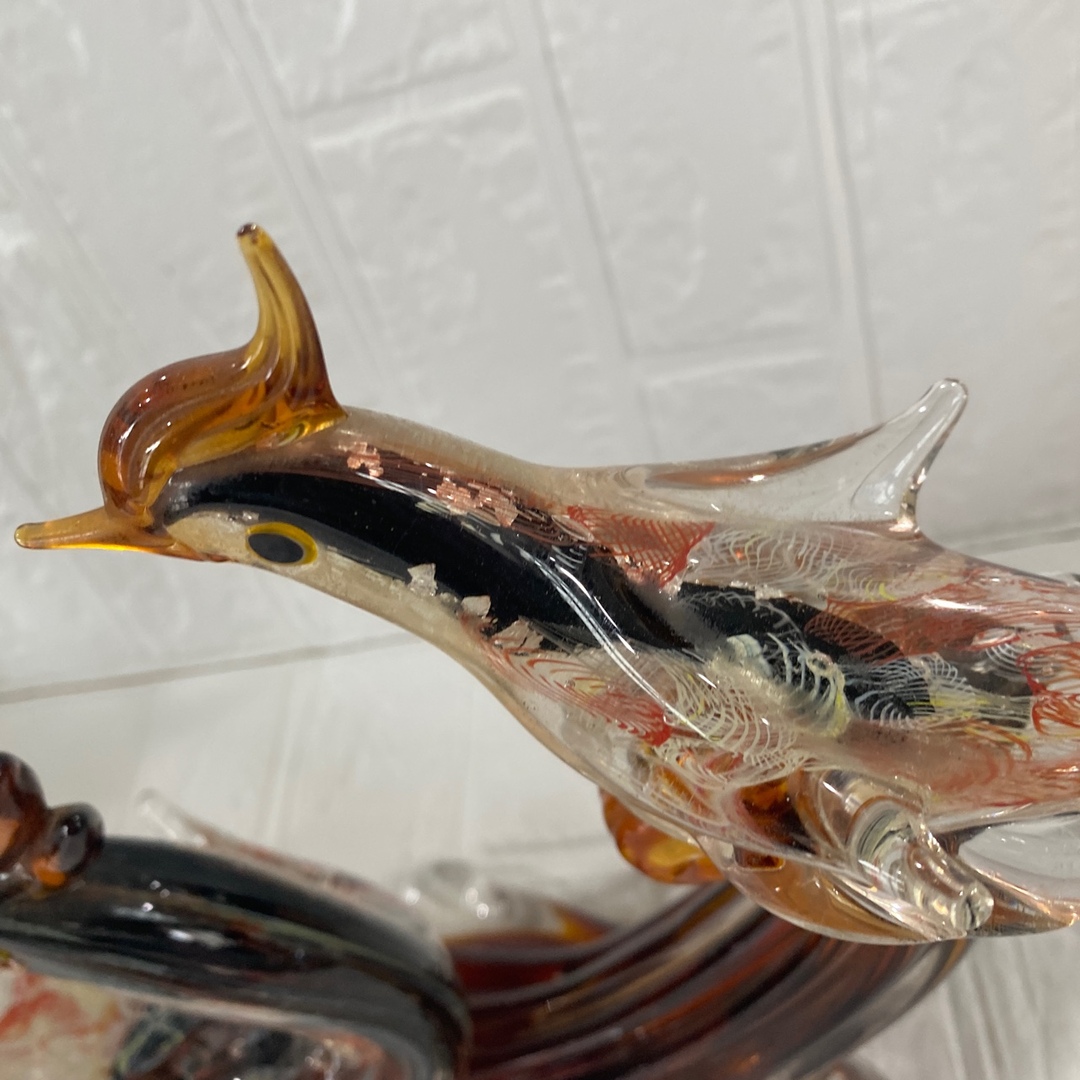 レトロ 吹きガラス/ガラス細工/工芸品/ハンドメイド/置物 【公式通販】