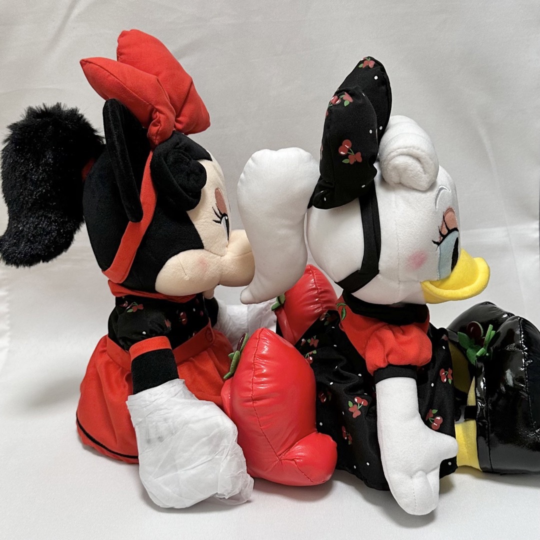 3445.昔の海外ディズニーオークションピン クリスマス ミニーデイジー