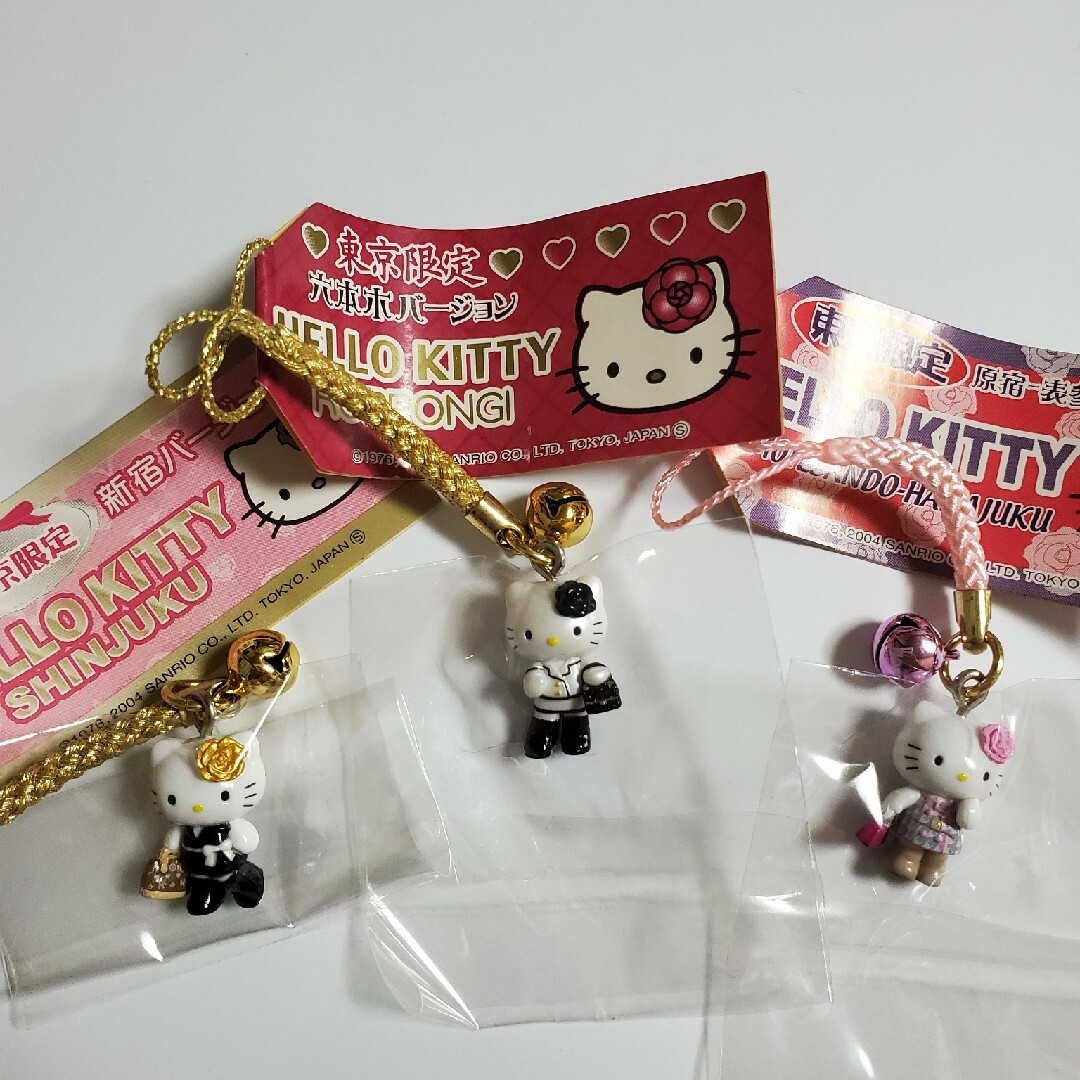 ハローキティ 根付 ストラップ 東京限定原宿ー表参道バージョン Amazon