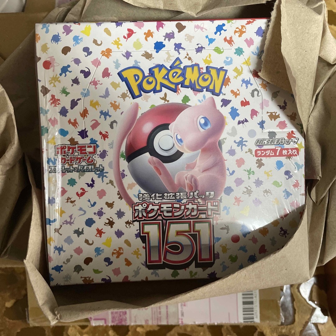 ポケモンカード151 box （4box） シュリンクなし ポケモンカード151