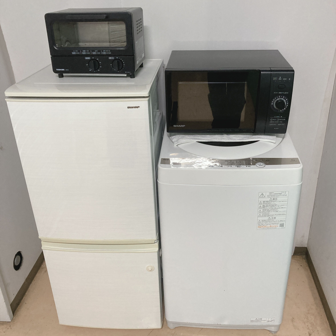 お買い得少し傷あり一人暮らし家電セット❗️大阪、大阪近郊配送設置