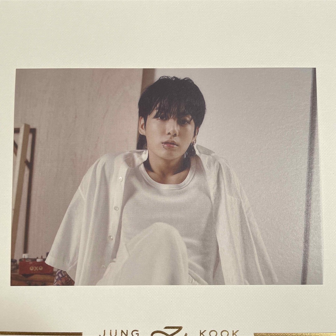 BTS 防弾少年団 JK GOLDEN ショーケース版 特典ポストカード BTS 防弾