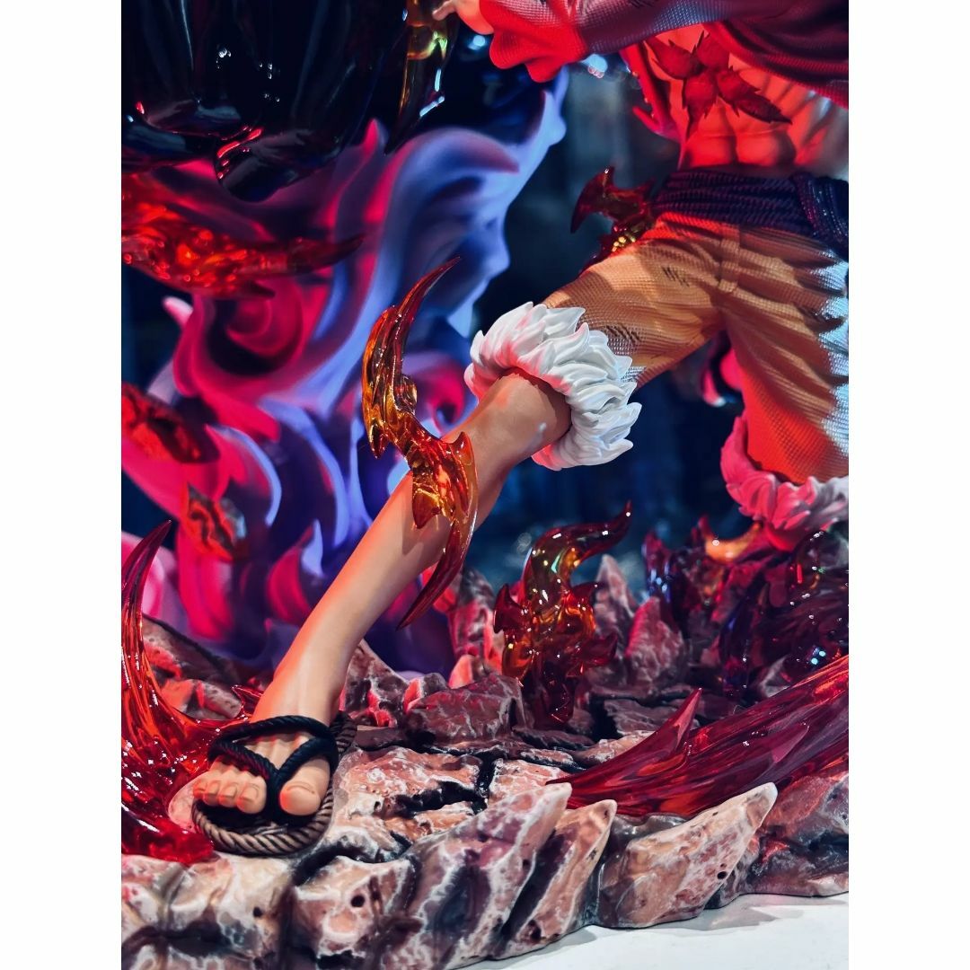 ワンピース レッドロック ルフィ 業火拳銃 ガレージキット フィギュア