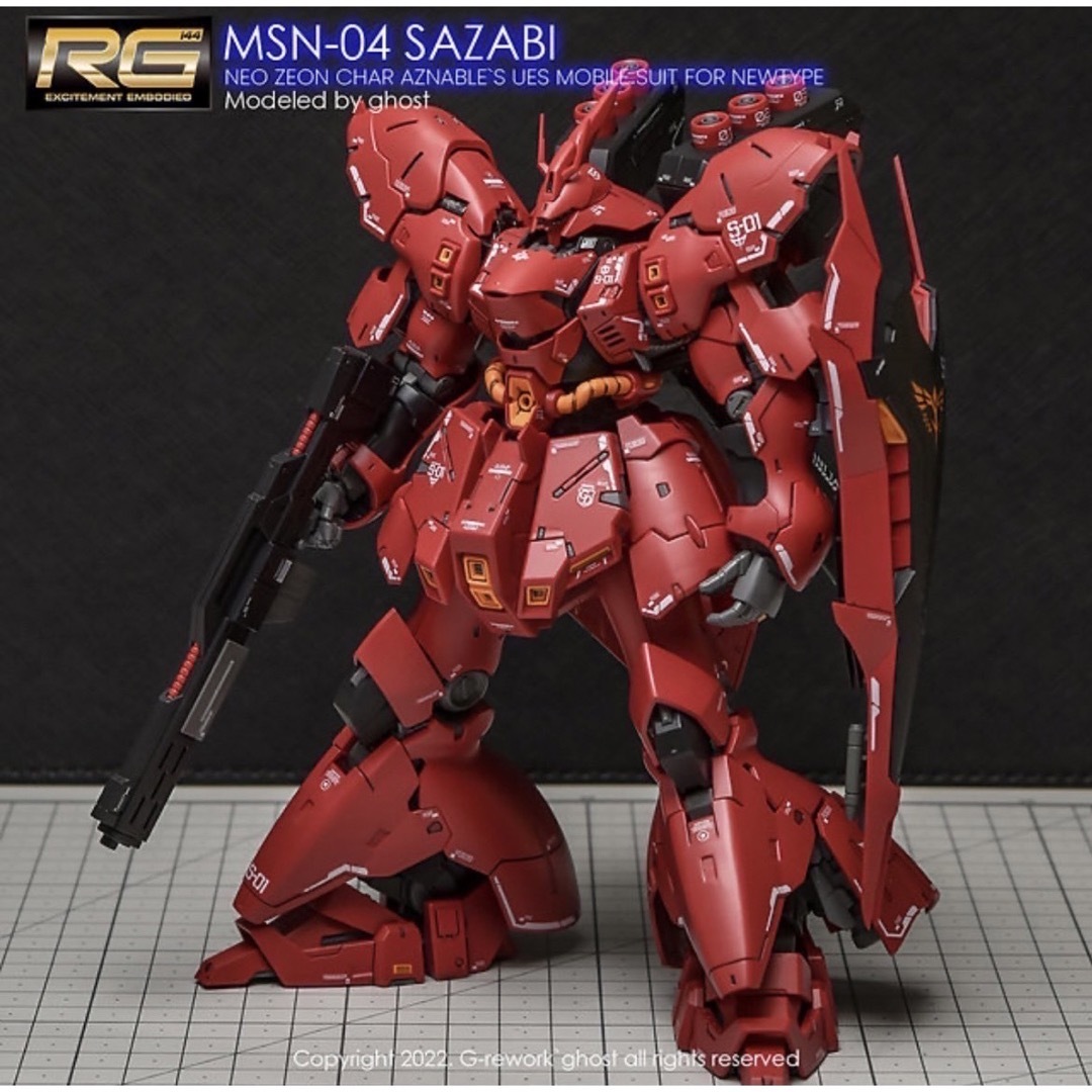 RG 1/144 MSN-04 サザビー専用水転写式デカール の通販 by ガンダム's