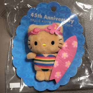 ハローキティ 45 th anniversary ミニブローチ 4点set ハローキティ 45