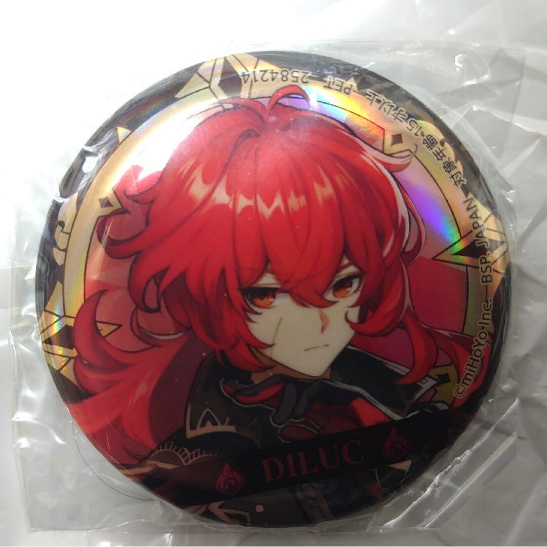 原神 ディルック namco 缶バッジ