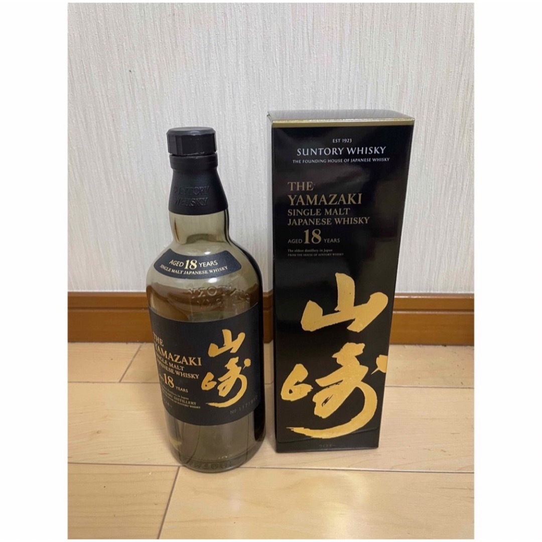 山崎18年空ビン空箱セット サントリー 山﨑 18年 空瓶 山崎