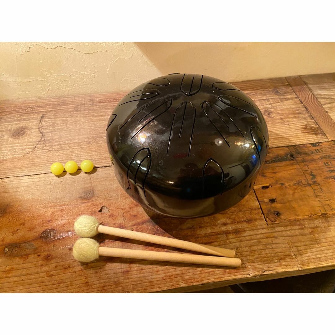さざなみドラム（小型）スティック付き さざなみドラム（小型