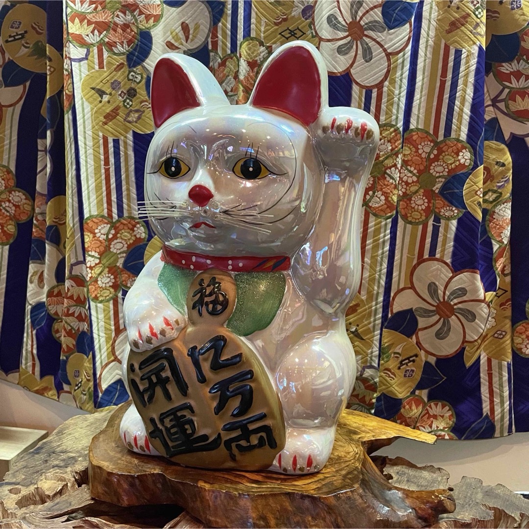 招き猫☆古民家 吉祥 縁起 福寿 招福 吉兆 商売繁盛 貯金箱 骨董 粋 レトロ