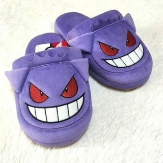 ポケモン - ゲンガー クニャック室内スリッパルームシューズ部屋履き