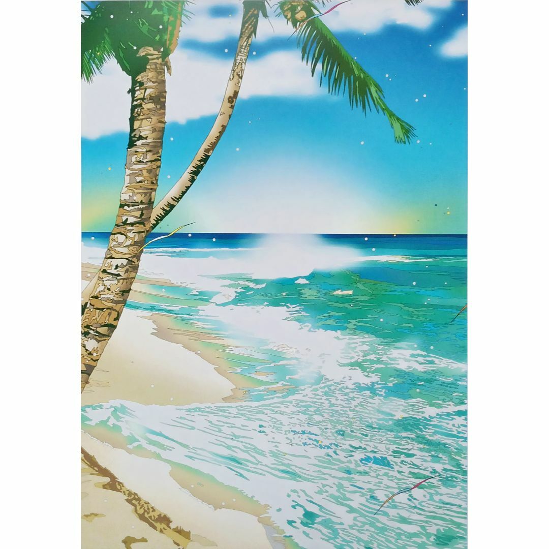 鈴木英人ジグソーパズルEIZIN SUZUKI ポスター楽園の調べ非売品