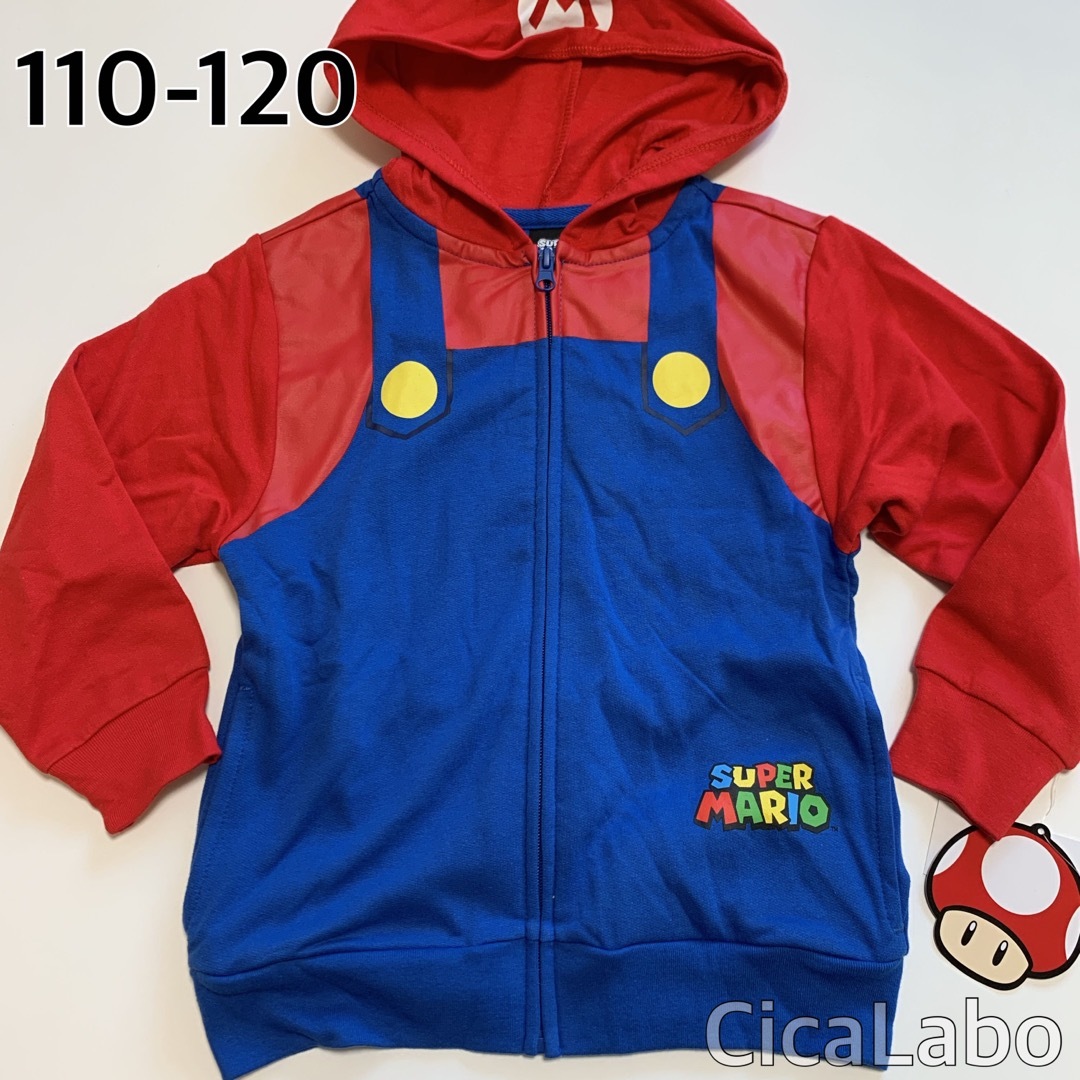 任天堂 - 【新品】任天堂 スーパーマリオブラザーズ マリオ パーカー