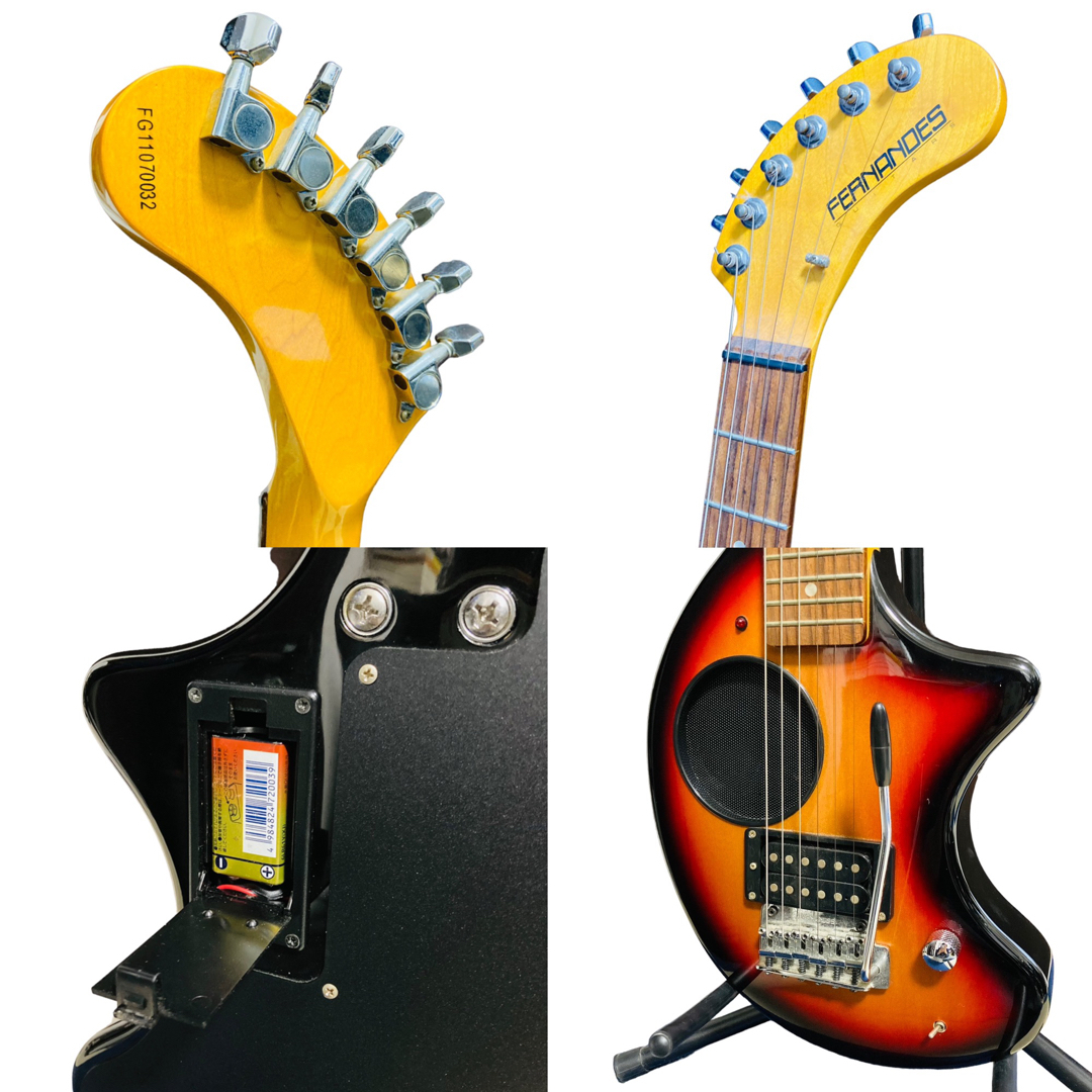 超美品！！】ZO-3 イエロー アンプ内蔵ミニギター 専用ソフトケース付