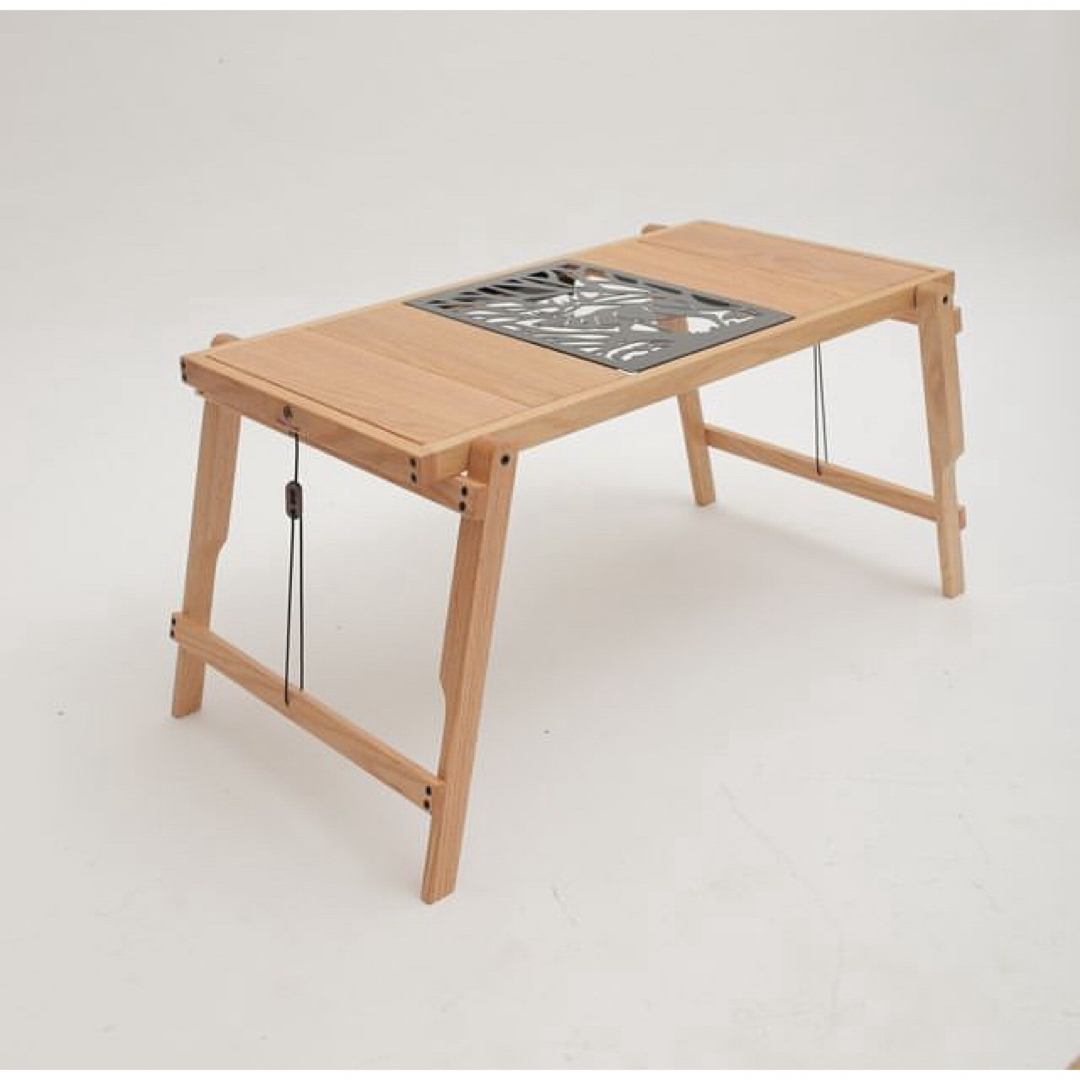 希少 廃盤カラー kimicamp インフィニティテーブル ナチュラル色の通販