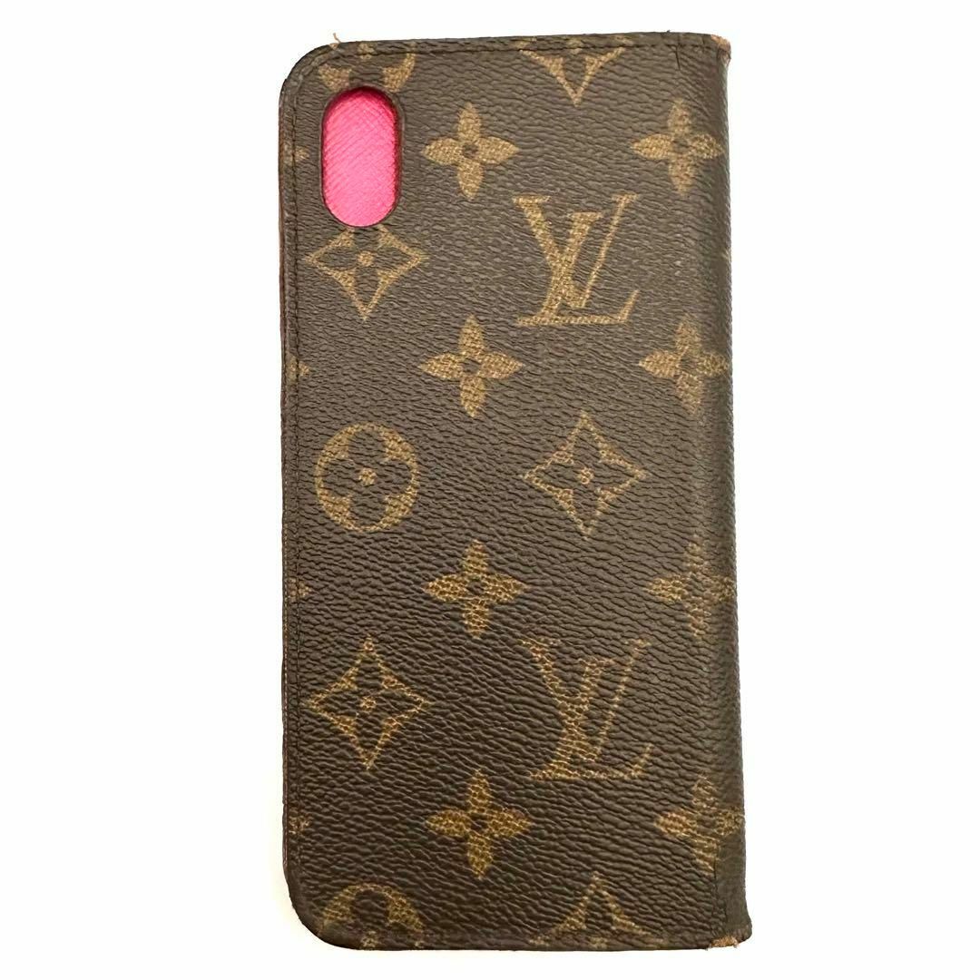 LOUIS VUITTON - iPhone Xケース ルイヴィトン フォリオ モノグラム