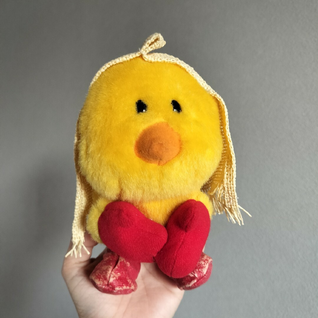 昭和レトロ鳥ぬいぐるみ