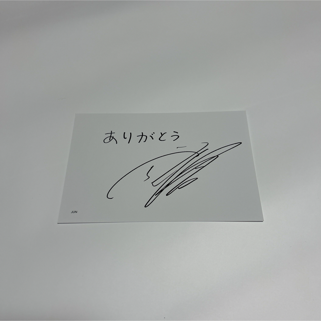 SEVENTEEN セブチ ジュン サイン seventeen ジュン 直筆サイン入り