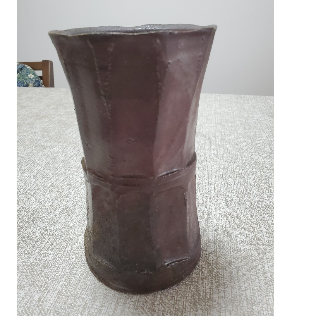 市野省三 丹波焼 花入れ